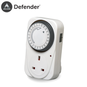 defender 24 hours segmer timer plug in timer switch mechanical timer pre-set electrical appliances