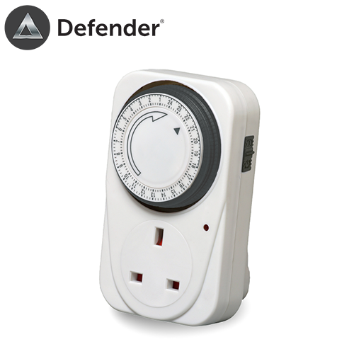 defender 24 hours segmer timer plug in timer switch mechanical timer pre-set electrical appliances