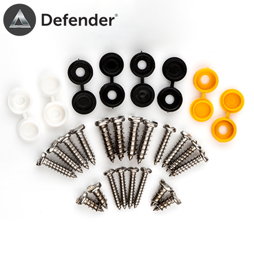 car number plate fixing kit registration plate screws and caps anti theft license plate number plate screws number plate caps