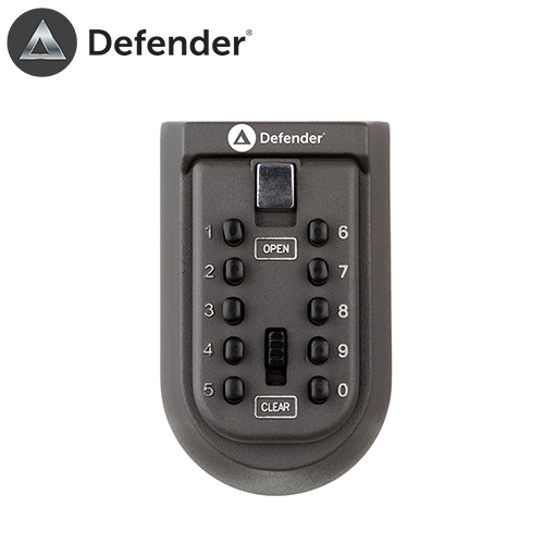 defender compact key safe push button combination key safe