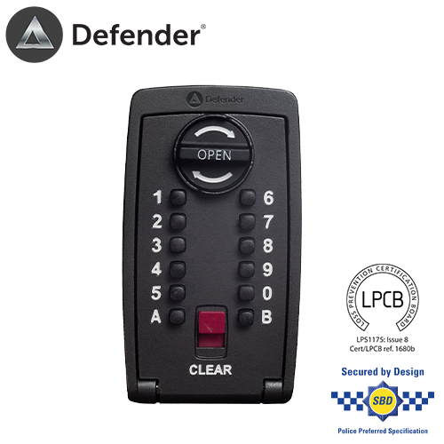 defender pro-tec key safe police preferred specification heavy duty easy press police recognised standards