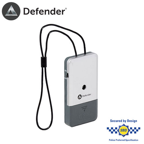 defender ultra slim door handle alarm portable security police approved accredited recognised standards