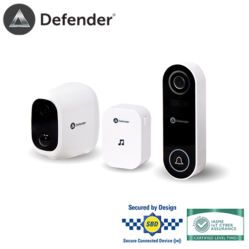 police accredited camera bundle defender video doorbell wifi ip camera smart security police approved cams