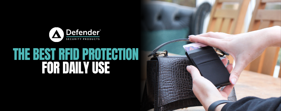 Defender Card Vault providing RFID protection for everyday cards and personal data