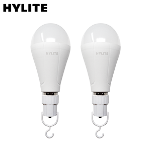 Hylite Emergency LED Bulb - 9W mains light with backup battery. 3 brightness modes, up to 9hrs light in outages. Ideal for home, camping & more.